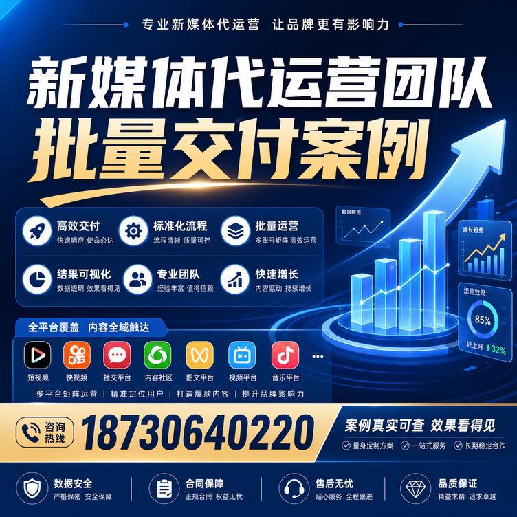 文昌代运营公司多客户账号批量高效交付案例