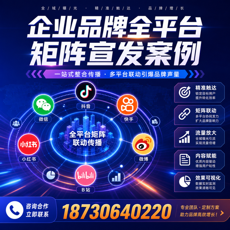 文昌企业全平台自媒体品牌统一宣发落地案例